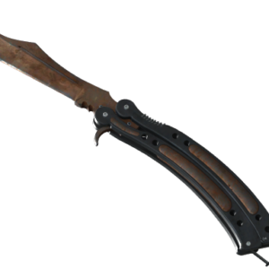★ Butterfly Knife | Rust Coat ( Battle-Scarred)